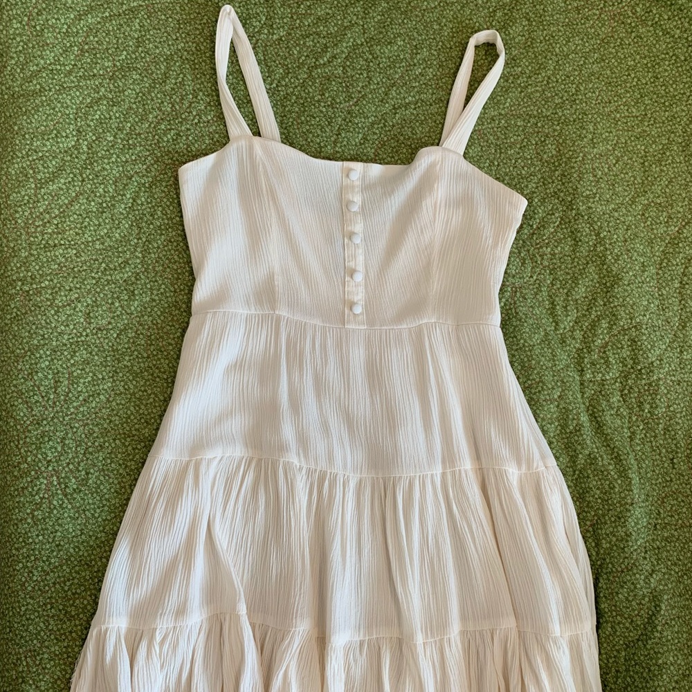White Flowy Dress